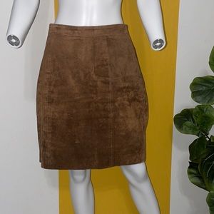 Genuine Leather Skirt